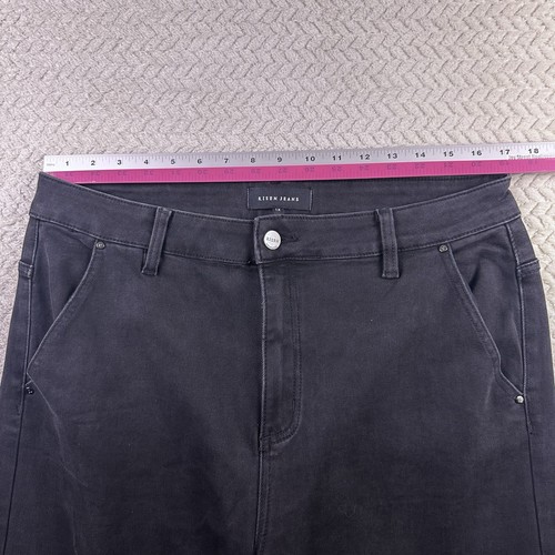 Risen Jeans High Rise Cargo Flare 1x (34x32.5) Super baggy street Wear 90’s Y2K - Picture 7 of 13