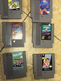 Lot Of 20 Nintendo NES Video Games Super Mario 2 3 Metroid Tmnt Surfari Rare Vtg