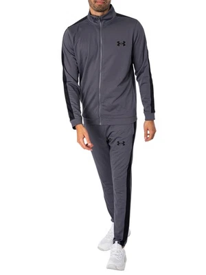 Under Armour Pour des hommes Survêtement en tricot, Gris - Photo 1/4