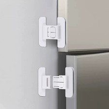 Refrigerator & Freezer Door Lock – Child Proof Fridge Latch with Strong Adhesive