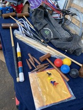 Croquet Set Townsend Full Size Set In Carry Bag see pics