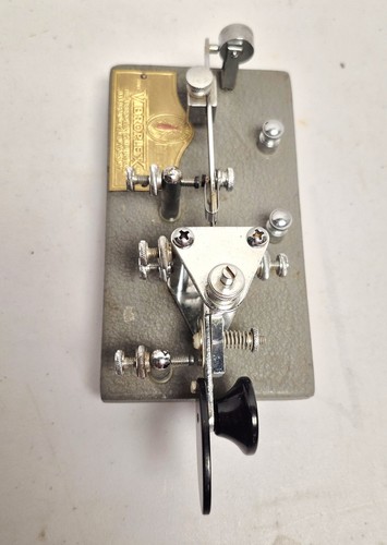 Vintage VIBROPLEX Lightning Bug Telegraph Key # 260576 Czarne klucze - Zdjęcie 8 z 8
