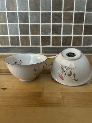 SET OF TWO ROYAL DUCHESS FINE CHINA BAVARIA GERMANY TEA CUPS