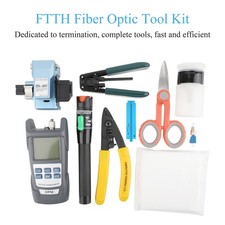 Fiber Optic Termination Tool Kit, Fiber Optic Cleaver Optical Power Meter Tester
