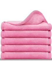 Makeup Eraser Full Size 5 Pack PİNK  Reusable Cloth New in Box