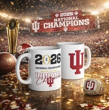 Indiana Hoosiers 2026 National Champions 15oz Coffee Mug NCAA