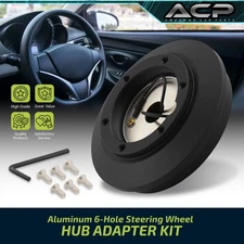 For 92-00 Lexus SC300 SC400 6 Bolt Quick Release Steering Wheel Hub Adapter Kit