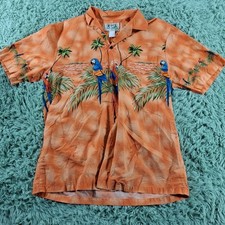 Kys Vintage Hawaiian Shirt Made In Usa Y2k Mens Large