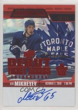 2019-20 Credentials Debut Ticket Access Autos Red /65 Ilya Mikheyev Auto 0c6