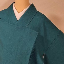 Koshida Kimono Sleeve Solid Pure Silk Dress 66.5cm Japan