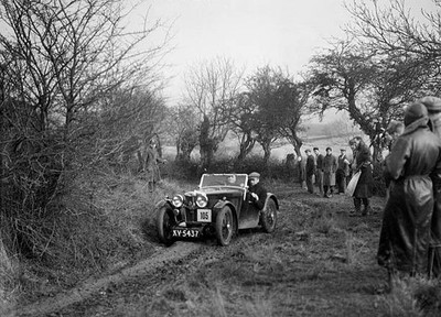 Mg J2 Midget Race Car Of Mrs Mm Riley 1934 Morris Garage Old Large Photo