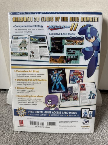 Mega Man 11 30 Years Of Blue Bomber Official Collectors Edition Guide Prima 2018 - Picture 2 of 4