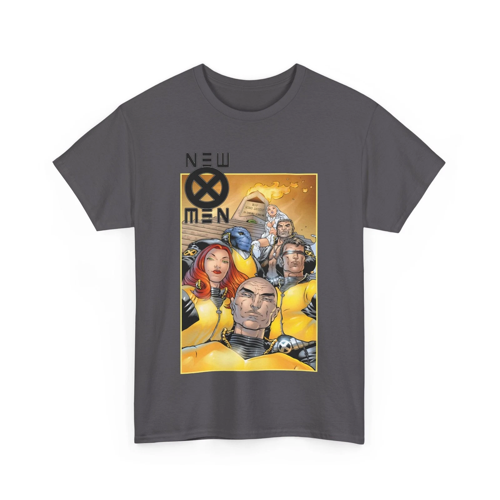 New X-Men T-Shirt - Frank Quitely - Cyclops, Jean Grey, Wolverine, Professor X