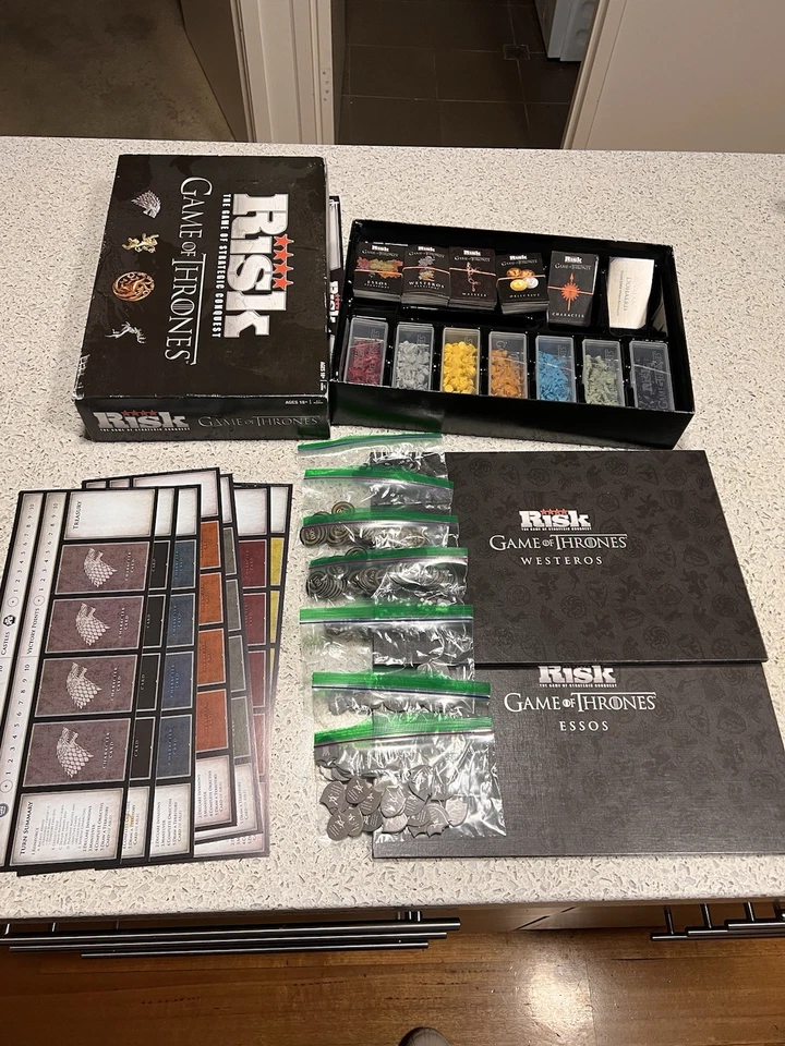 Risk:Game of Strategic Conquest– Game of Thrones Edition– Open Box, 100%Complete - Image 3 of 4