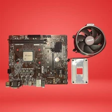 MSI B450M PRO-M2 V2 Motherboard with AMD Ryzen 5 3400G & Cooler