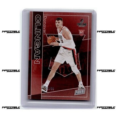 2025 Panini NSCC Silver Packs - Orange #RC10 Donovan Clingan Rookie /199