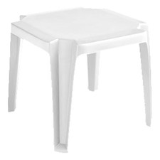 Grosfillex 52099004 White Miami Low Table 30 Pack