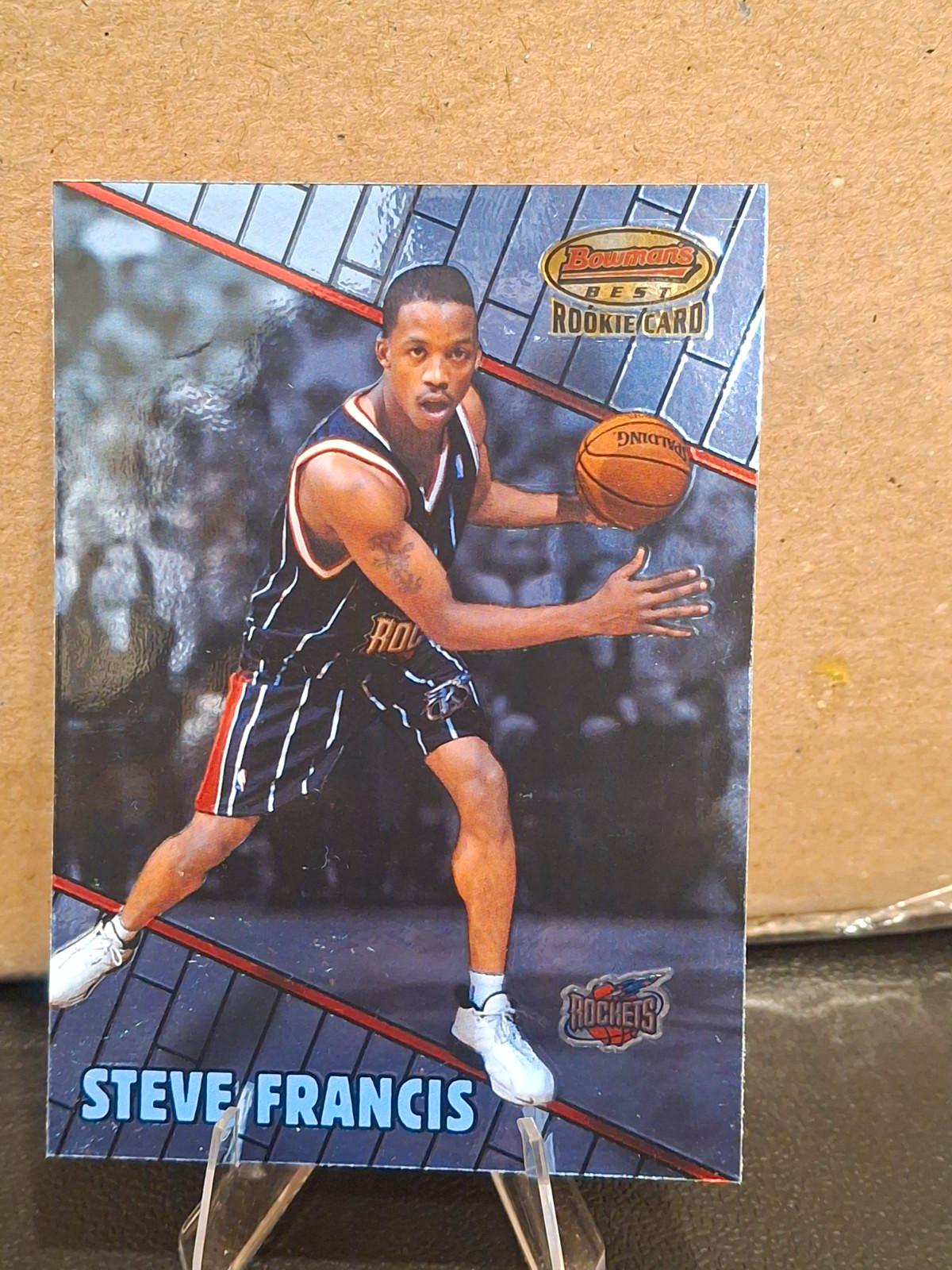 Topps 1999-00 Bowman's Best Steve Francis #102 Rookie Card Houston Rockets