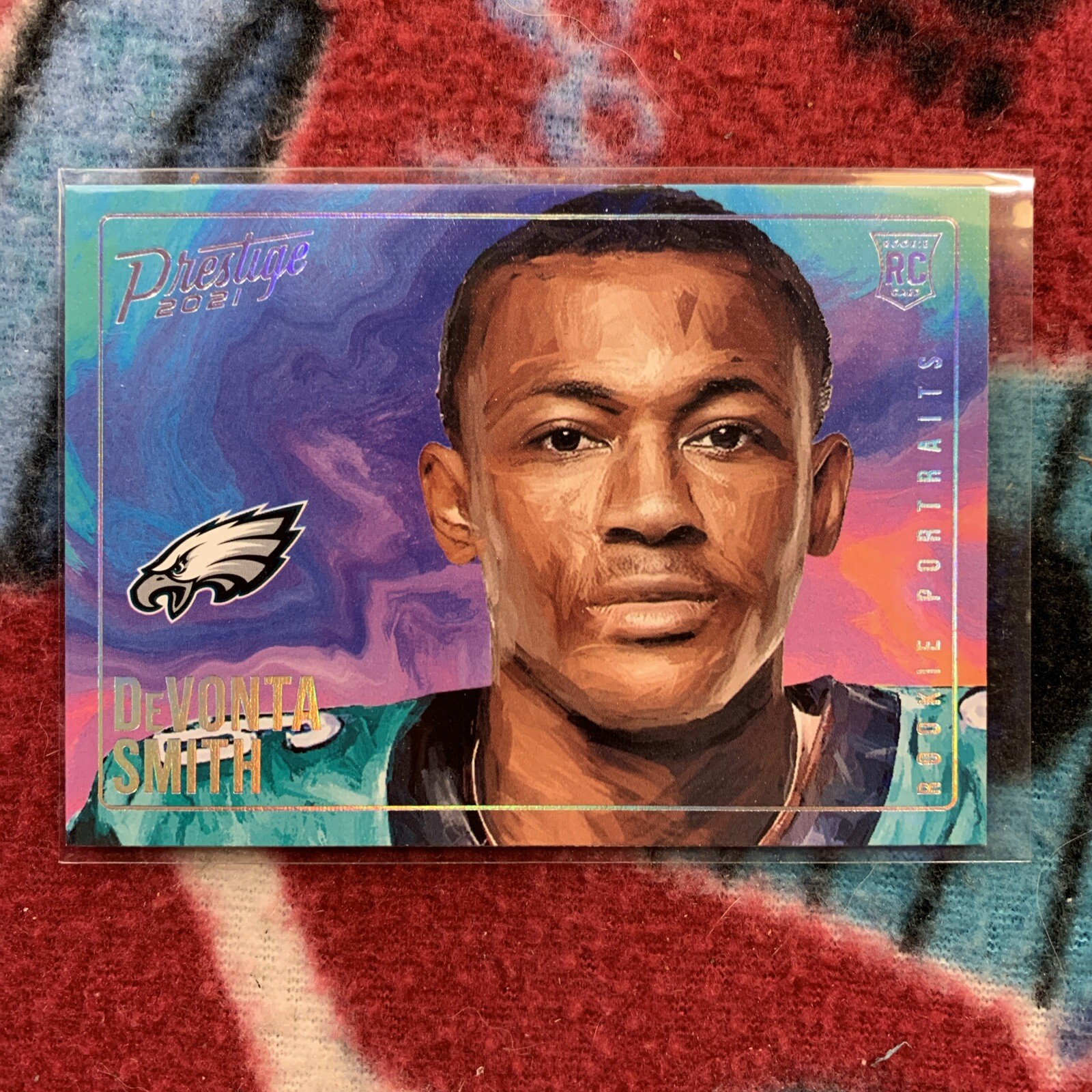 2021 Panini Prestige RP-12 Devonta Smith Rookie Portraits RC Rookie Card Eagles