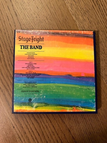 The Band - Stage Fright - 7 1/2 IPS 4-Track Reel to Reel Tape - M 425 Capitol