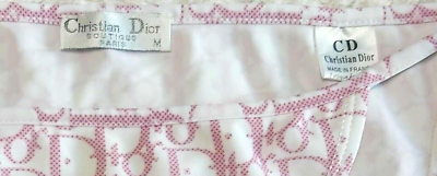 ❤️CHRISTIAN DIOR, Pink Dots MONOGRAM pattern BIKINI SET sz: M