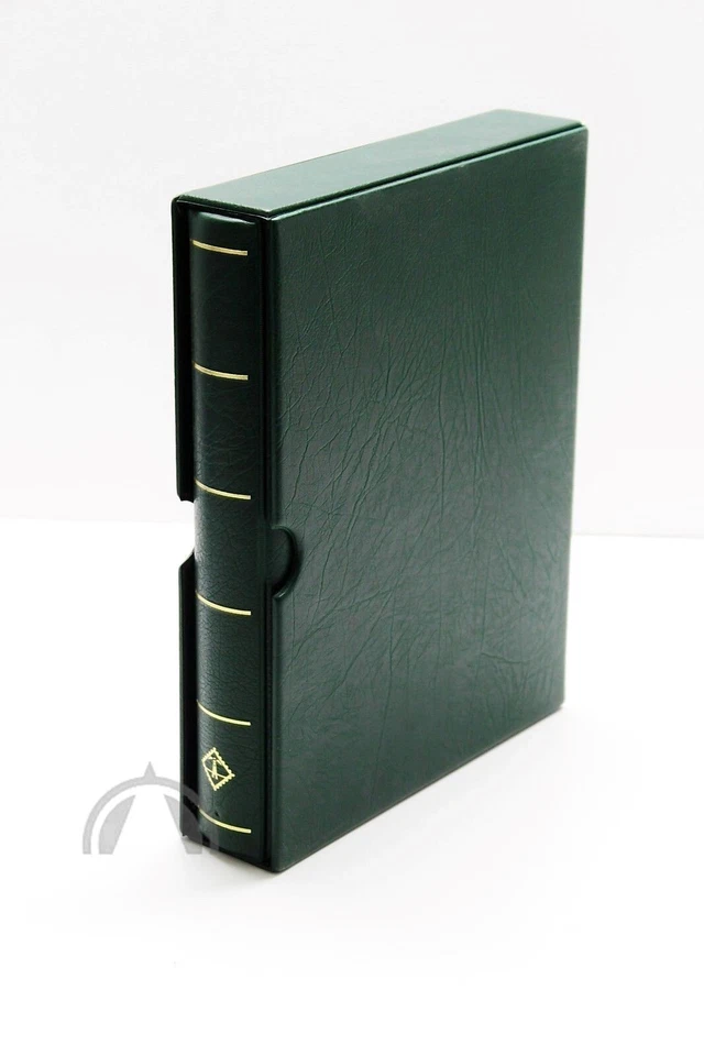 VARIO F 绿色 3 环装订夹套适用于邮票、货币和其他收藏 — 第 3/4 张图片