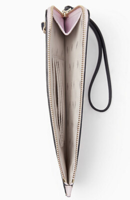 🌸NWT KATE SPADE Cameron Grand Flora Medium L-Zip Wristlet Tinie