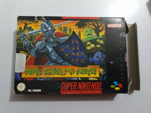 Super Ghouls'N Ghost Super Nintendo SNES Pal NOE (ALEMAN) COMPLETO - Imagen 2 de 12