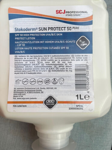 Deb Stokoderm Sun Protect PURE SPF50 1 Litre SPC1L - 第 1/1 張圖片