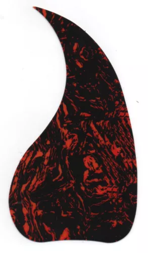 Fire Stripe Tortoise Vintage Guitar Pickguard for Gibson J-45