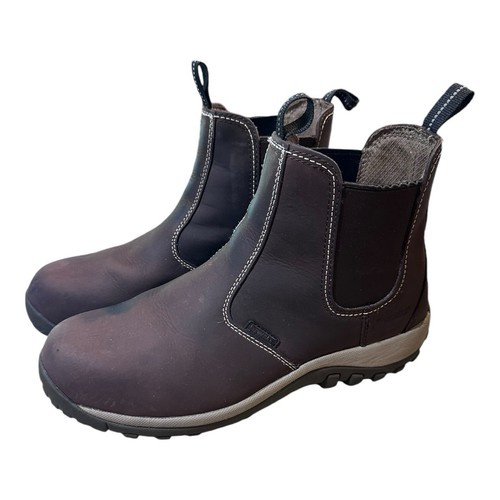 Dewalt Steel Toe Safety Work Boots Radial Brown Leather Excellent Men Size 12