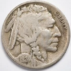 1924-D Buffalo Nickel Fine (F), Denver Mint #5