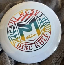Discraft ESP Hades Paul McBeth Vintage Stamp 174g Rainbow Foil New Swirly