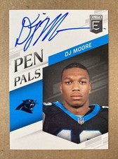 DJ MOORE 2018 Panini Elite Rookie Pen Pals Auto BLUE Ink SP Autograph * oz