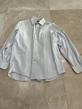 Pascal Morabito European Men’s Dress Shirt Light Blue Size 41