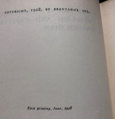 George Bernard Shaw Lot THE INTELLIGENT WOMAN’S GUIDE TO SOCIALISM & CAPITALISM - Picture 4 of 24
