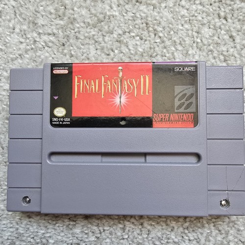 Final Fantasy II 2 (Super Nintendo Entertainment System, 1991) SNES