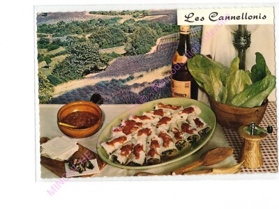POSTCARD LACE RECIPE KITCHEN Les cannellonis Emilie Bernard n109
