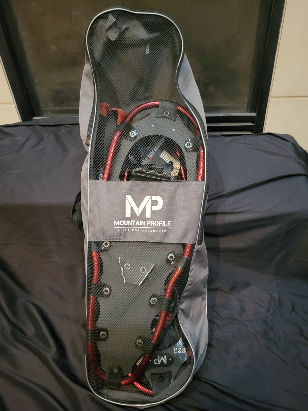 Mountain Profile Snowshoes Model 825 w/ Trekking Poles & Bag 8" x 24 eBay