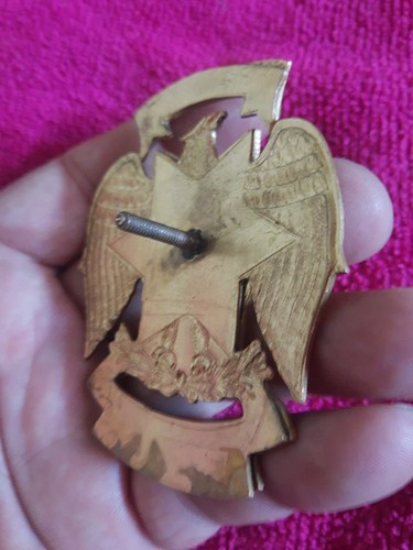 VTG 70' OBSOLETE MEXICAN POLICE BADGE ID POLICIA SEGURIDAD PUBLICA 3" VERACRUZ - Picture 5 of 5