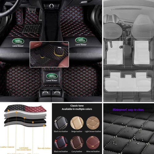 For Land Rover Range Rover Car Floor Mats Custom All Weather Waterproof Carpets - Bild 29 von 37