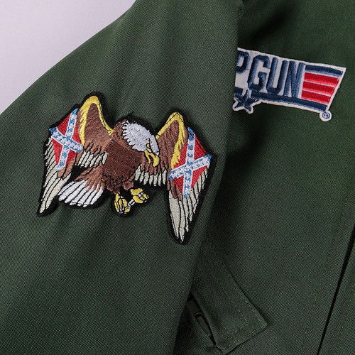 Adult Pilot Uniform Army Green TOP GUN Cosplay Military Uniform Kids Costume - Picture 9 of 12