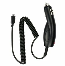 Premium Micro USB Adapter Car Charger with IC Chip for Cell Phones & Tablets US