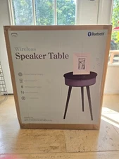 Wireless Round Multifunctional Portable Coffee Table Charging Bluetooth Speaker