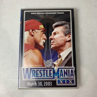 WWE Wrestlemania XIX 19 DVD Region 0 NSTC 2003 Hulk Hogan Free Postage