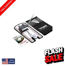 Pro-Approved Golf Putting Mirror - Master Your Alignment with Carry Bag & Tees