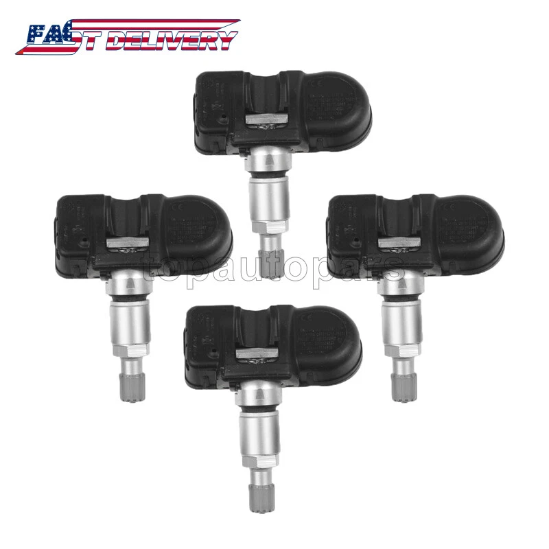 Set of (4) Tire Pressure Sensor TPMS For Mercedes-Benz C250 C300 C350 E250 E350 - Image 2 of 4