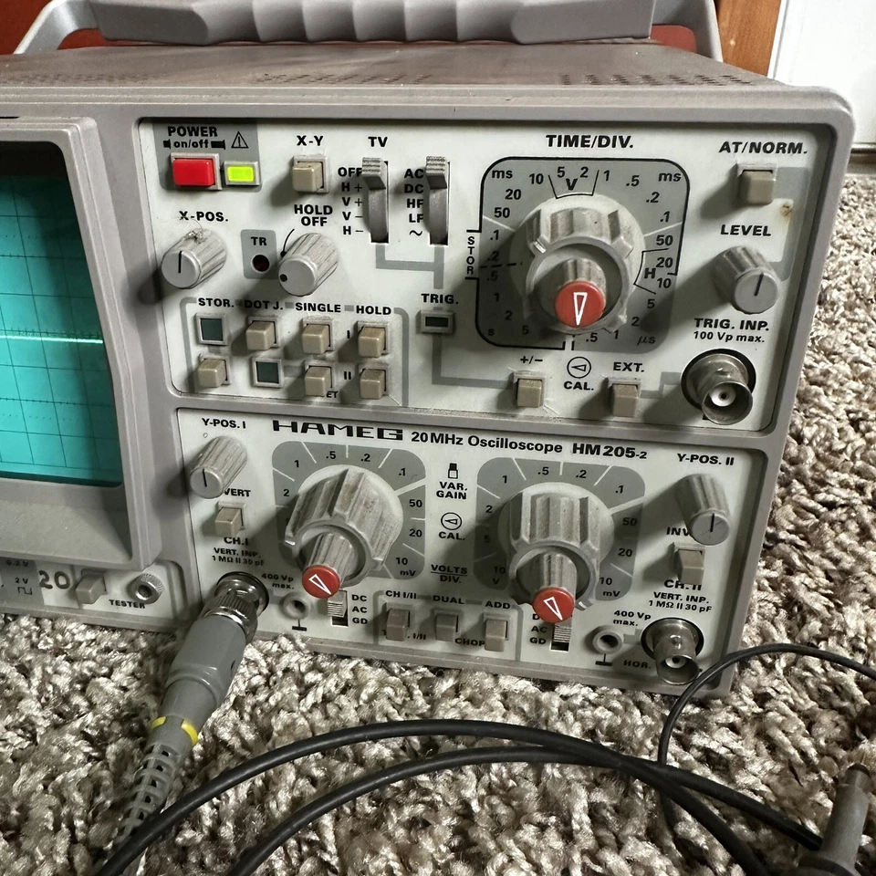 Osciloscopio HAMEG HM205-2 Foto 2 de 4