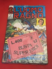 Busta Super Eroi Corno n.2 con Uomo Ragno n.126 Hulk e I Difensori n.9 perfetta