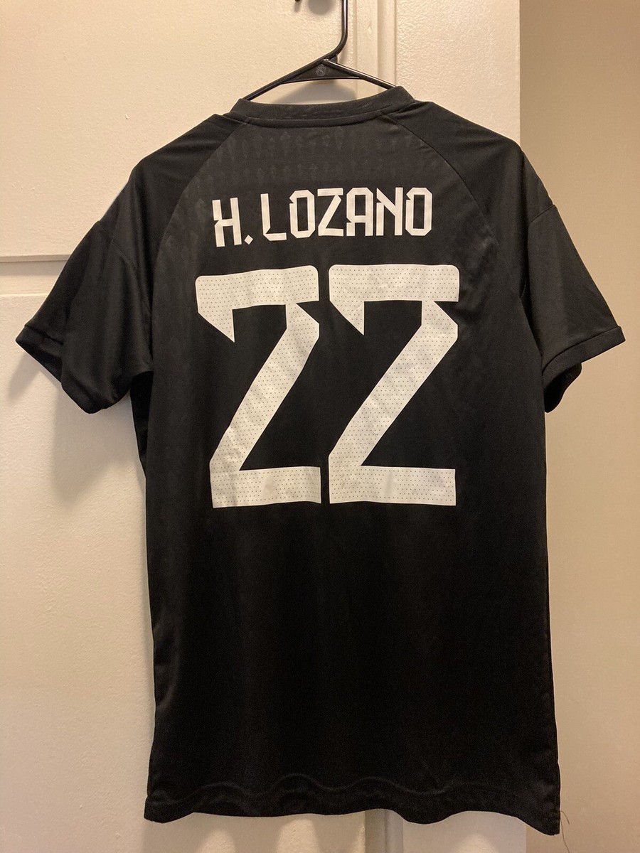 Hirving Chucky Lozano #22 Mexico Black Jersey 2022 Keeper Version